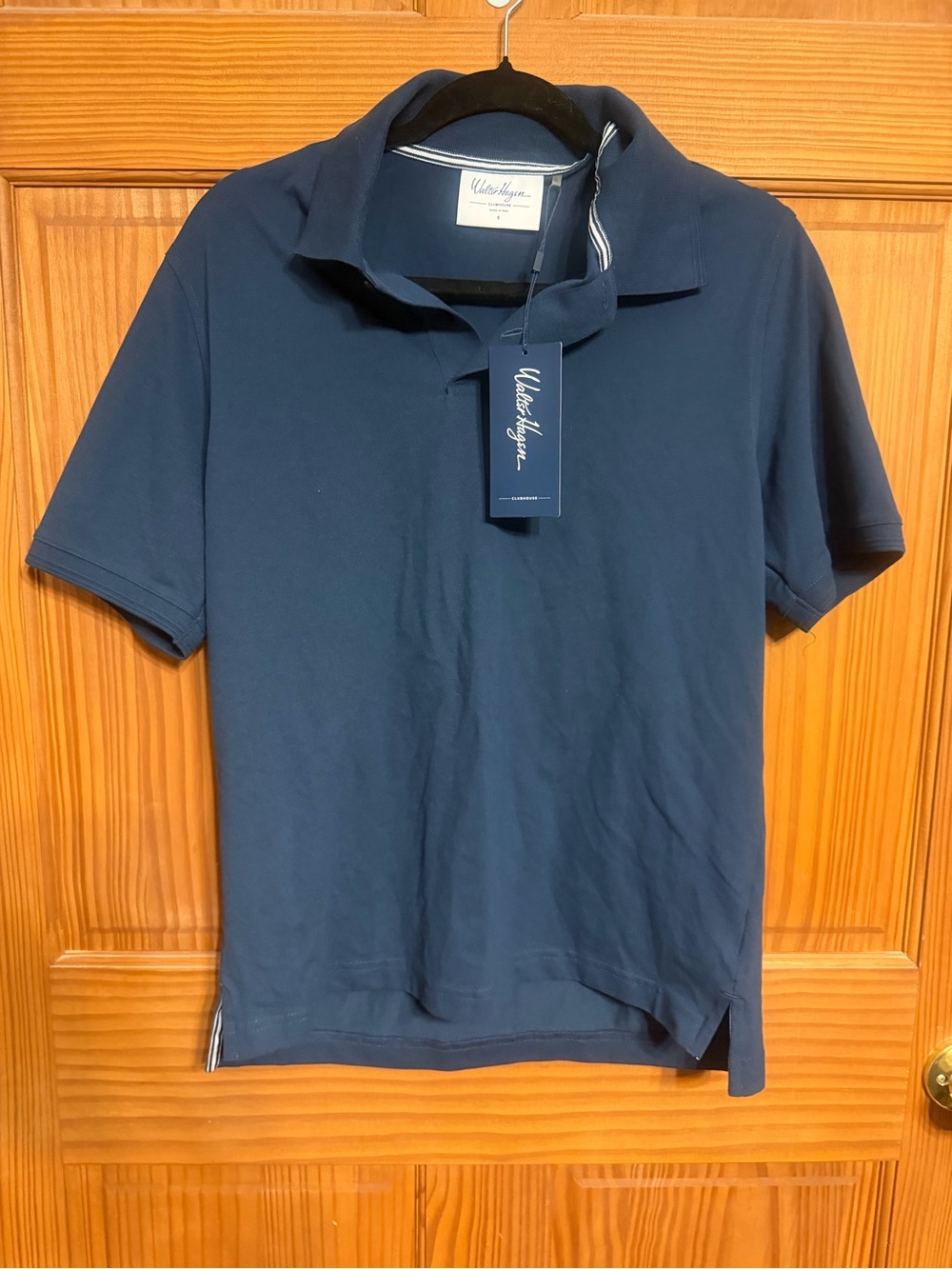 Walter Hagen Navy Blue Short-Sleeve Polo Small